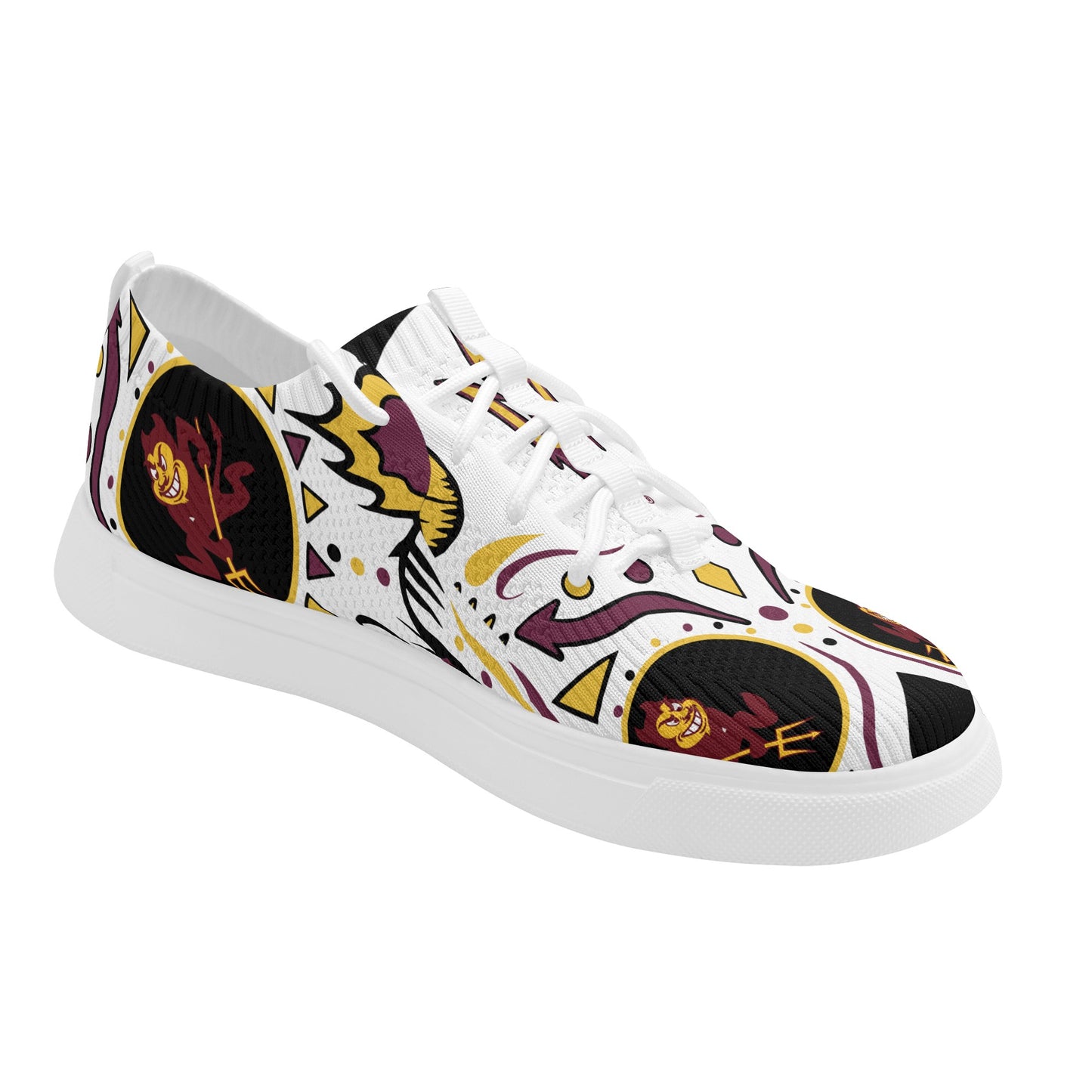 Sun Devil Stars ASU Edition Mens Black Sparky Low Tops Star Kicks