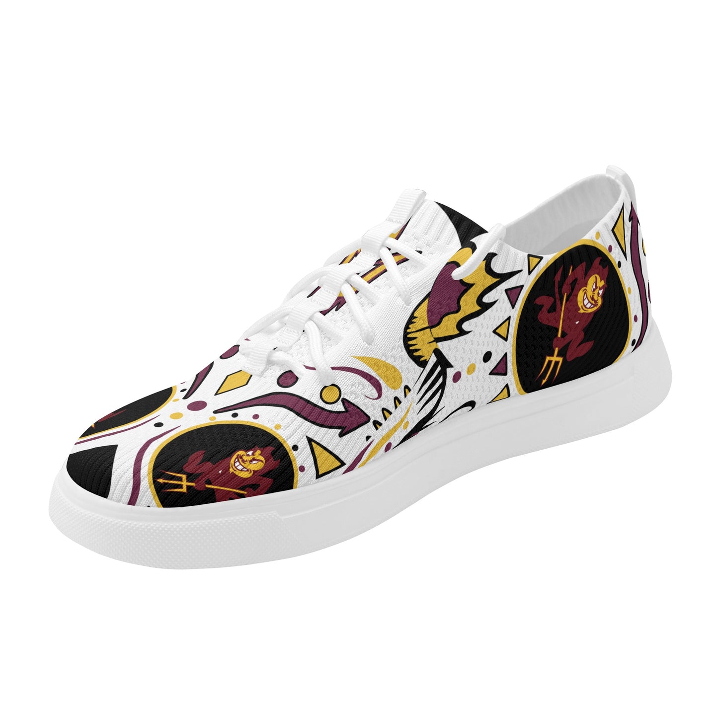 Sun Devil Stars ASU Edition Mens Black Sparky Low Tops Star Kicks