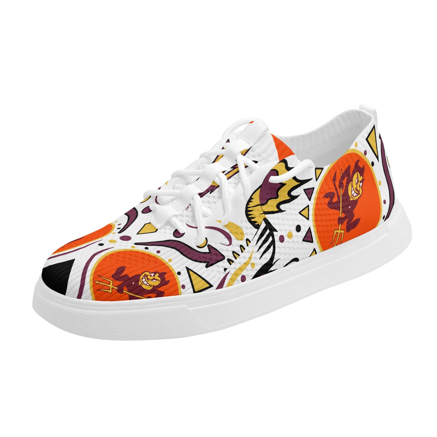 Sun Devil Stars ASU Edition Mens Dark Orange Sparky Low Tops Star Kicks