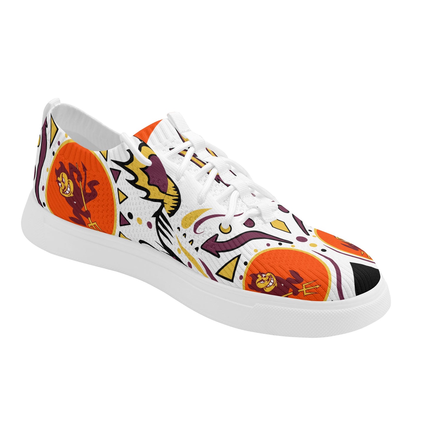 Sun Devil Stars ASU Edition Mens Dark Orange Sparky Low Tops Star Kicks