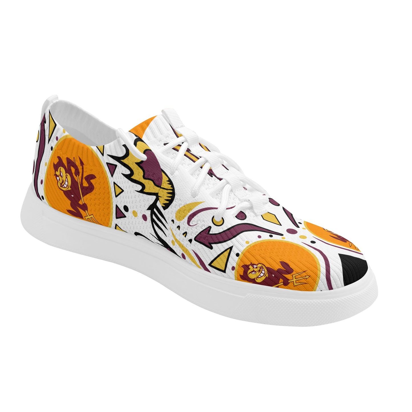 Sun Devil Stars ASU Edition Mens Orange Sparky Low Tops Star Kicks