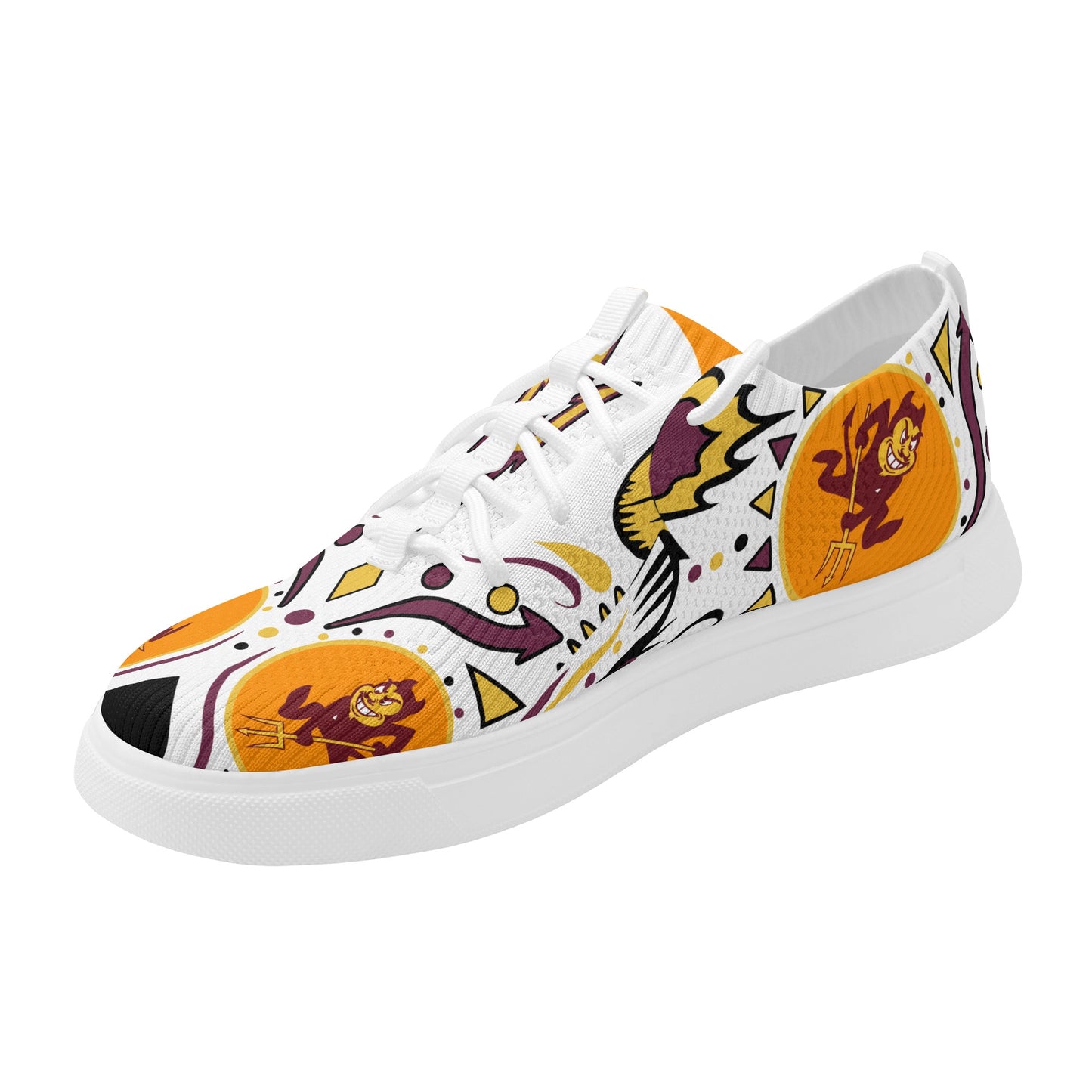 Sun Devil Stars ASU Edition Mens Orange Sparky Low Tops Star Kicks