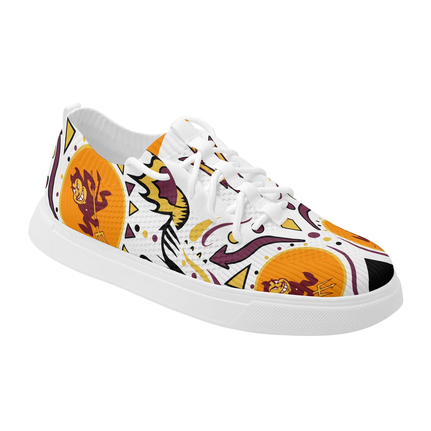 Sun Devil Stars ASU Edition Mens Orange Sparky Low Tops Star Kicks