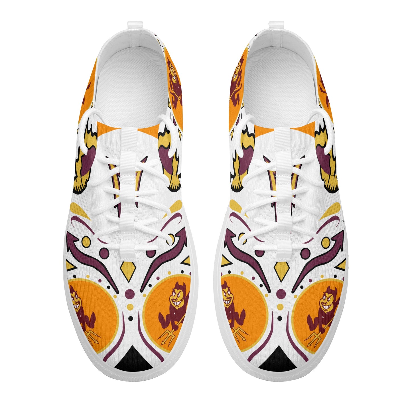 Sun Devil Stars ASU Edition Mens Orange Sparky Low Tops Star Kicks