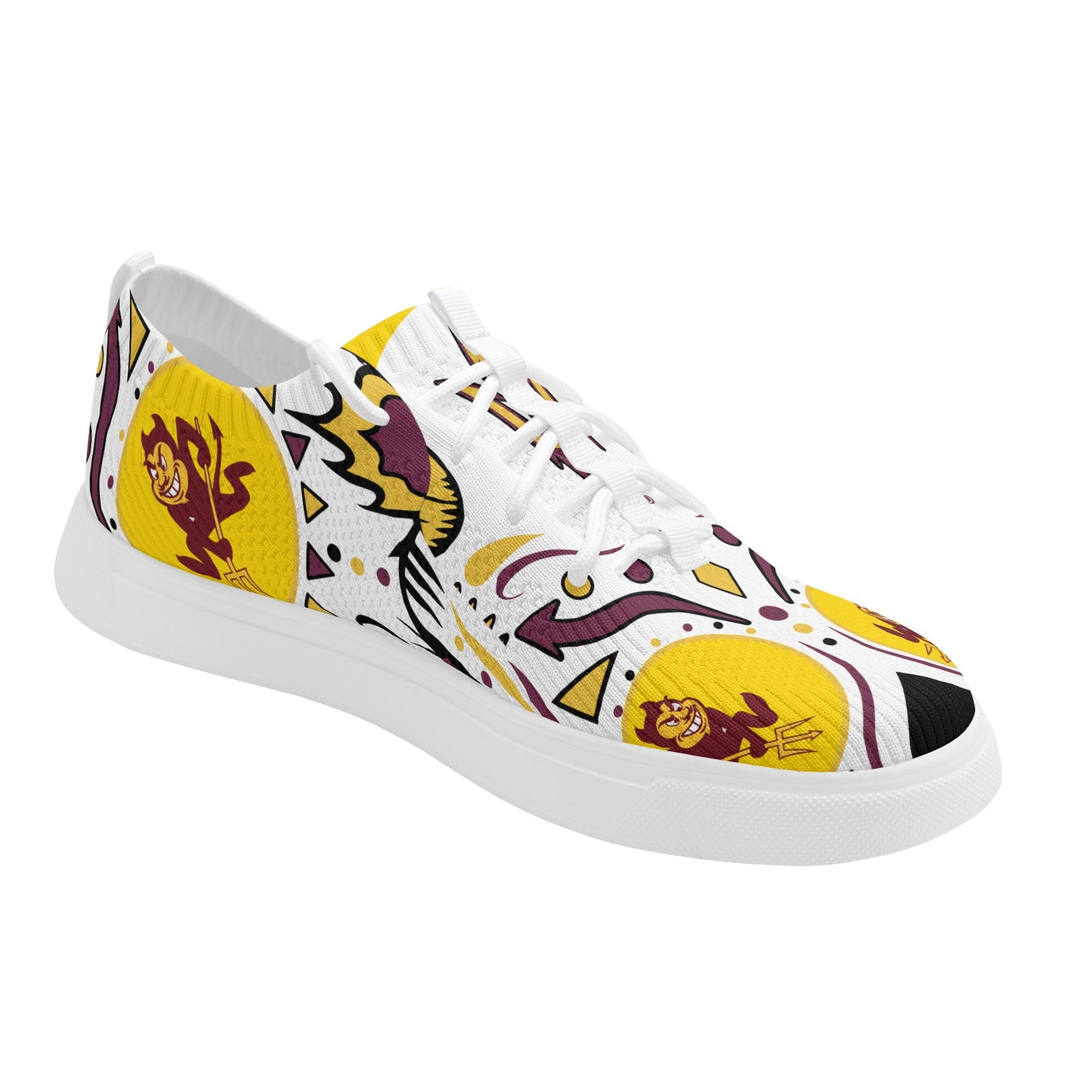 Sun Devil Stars ASU Edition Mens Gold Sparky Low Tops Star Kicks