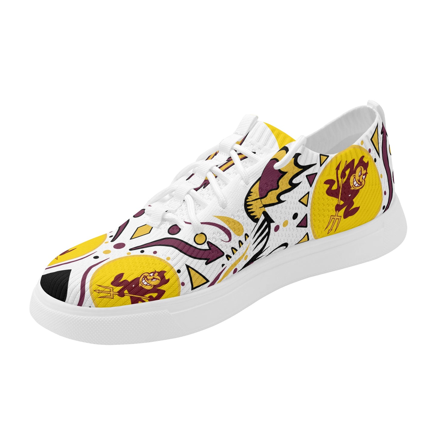 Sun Devil Stars ASU Edition Mens Gold Sparky Low Tops Star Kicks