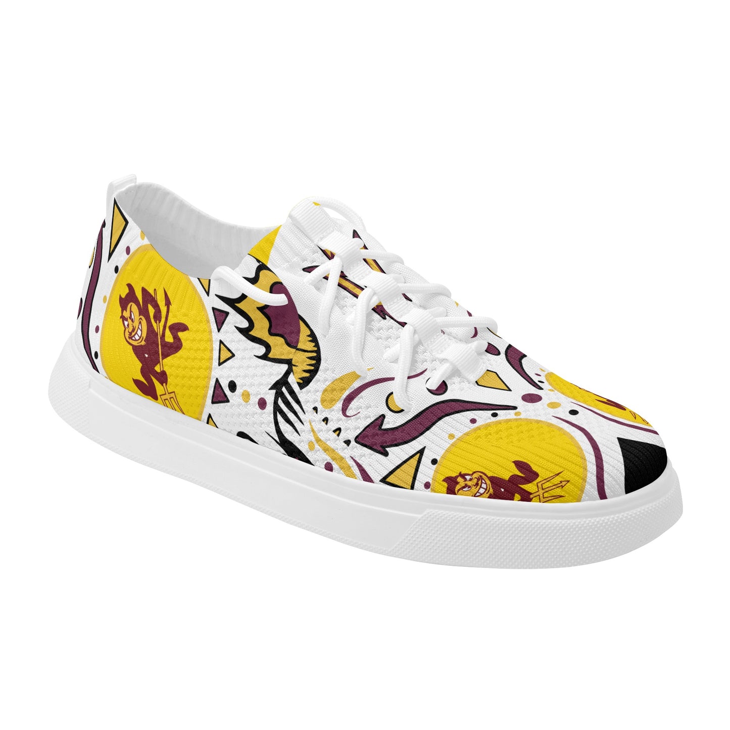 Sun Devil Stars ASU Edition Mens Gold Sparky Low Tops Star Kicks