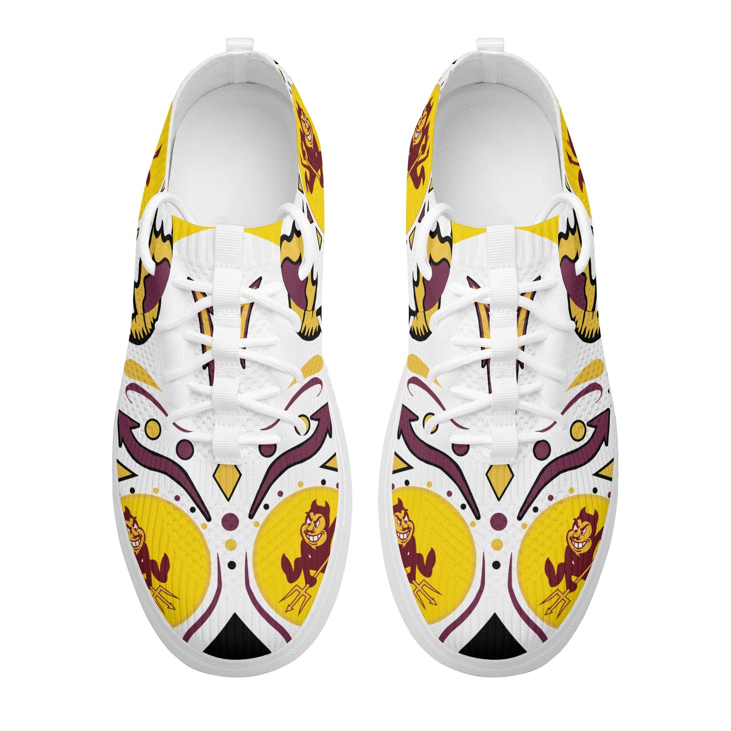 Sun Devil Stars ASU Edition Mens Gold Sparky Low Tops Star Kicks