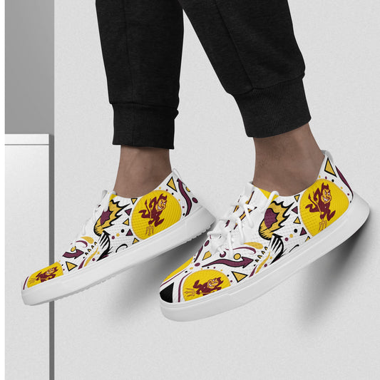 Sun Devil Stars ASU Edition Mens Gold Sparky Low Tops Star Kicks