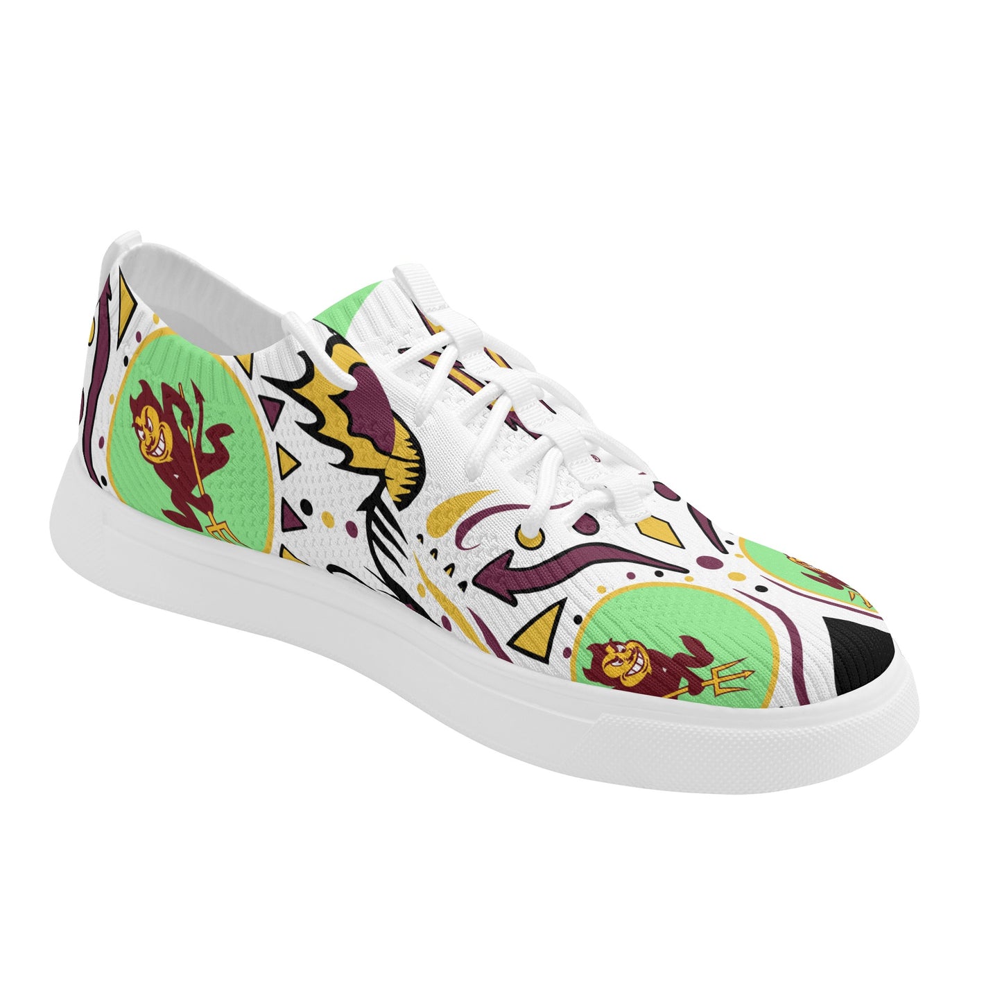 Sun Devil Stars ASU Edition Mens Mint Green Sparky Low Tops Star Kicks