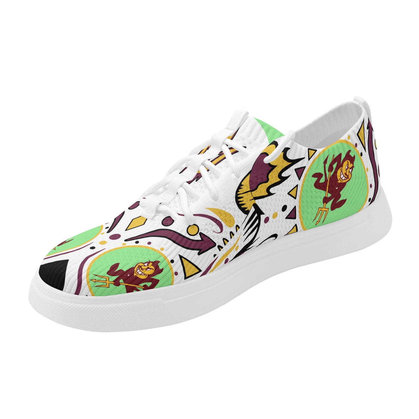 Sun Devil Stars ASU Edition Mens Mint Green Sparky Low Tops Star Kicks