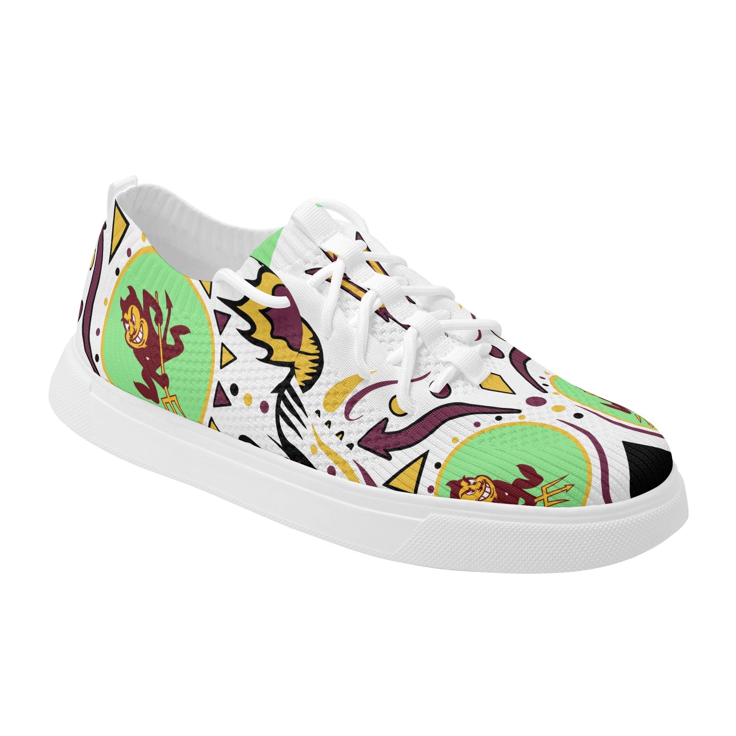 Sun Devil Stars ASU Edition Mens Mint Green Sparky Low Tops Star Kicks