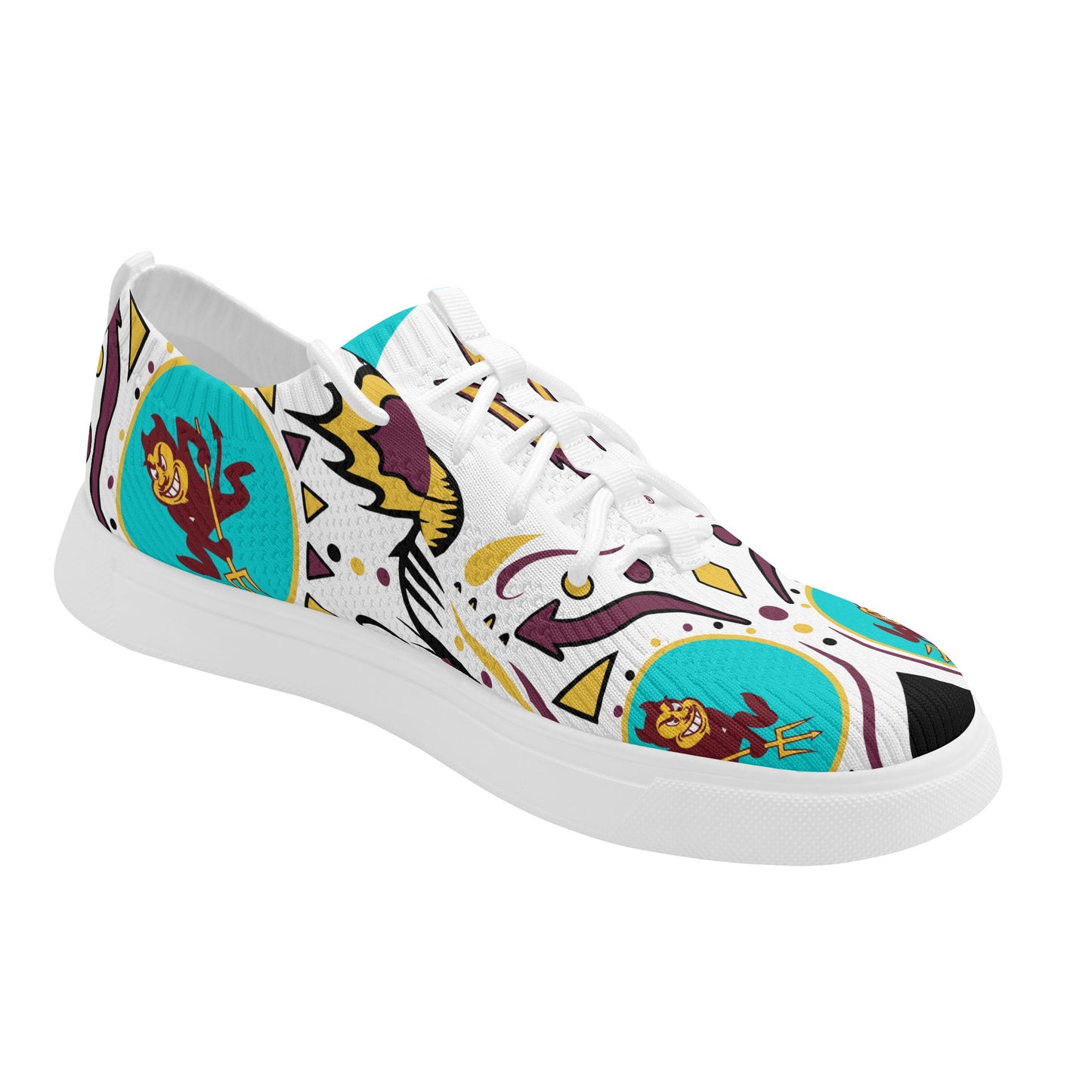 Sun Devil Stars ASU Edition Mens Turquoise Sparky Low Tops Star Kicks