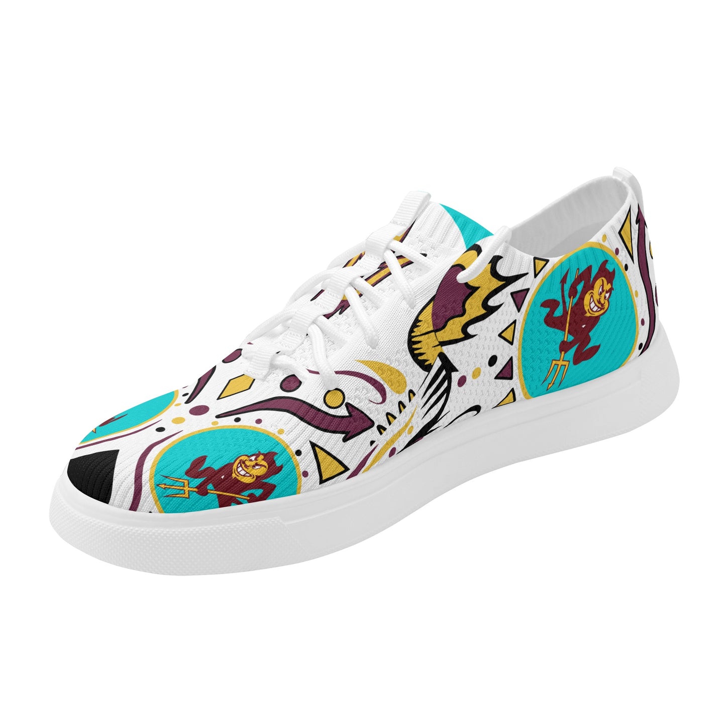 Sun Devil Stars ASU Edition Mens Turquoise Sparky Low Tops Star Kicks