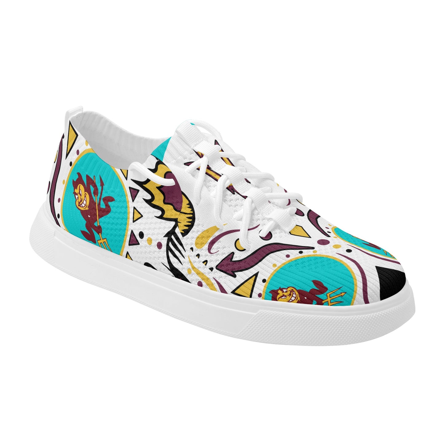 Sun Devil Stars ASU Edition Mens Turquoise Sparky Low Tops Star Kicks