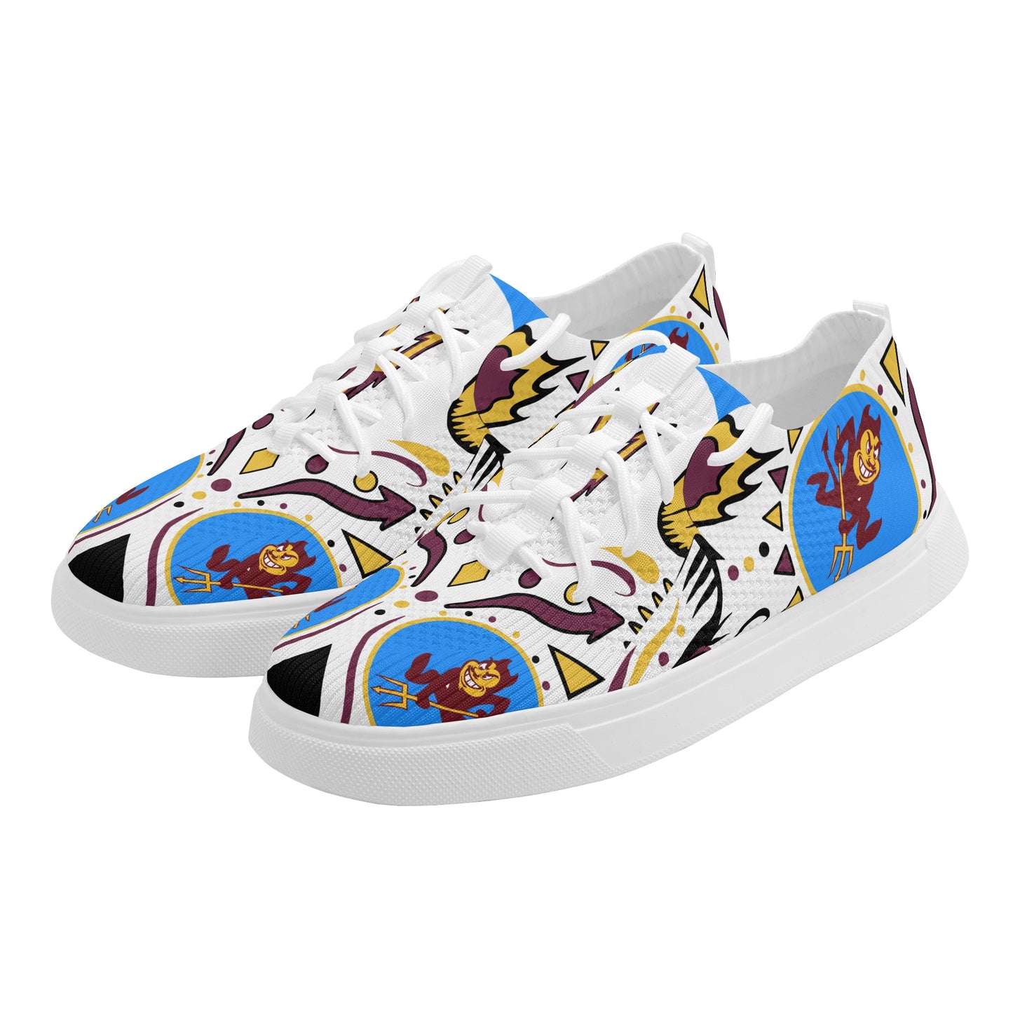 Sun Devil Stars ASU Edition Mens Blue Sparky Low Tops Star Kicks