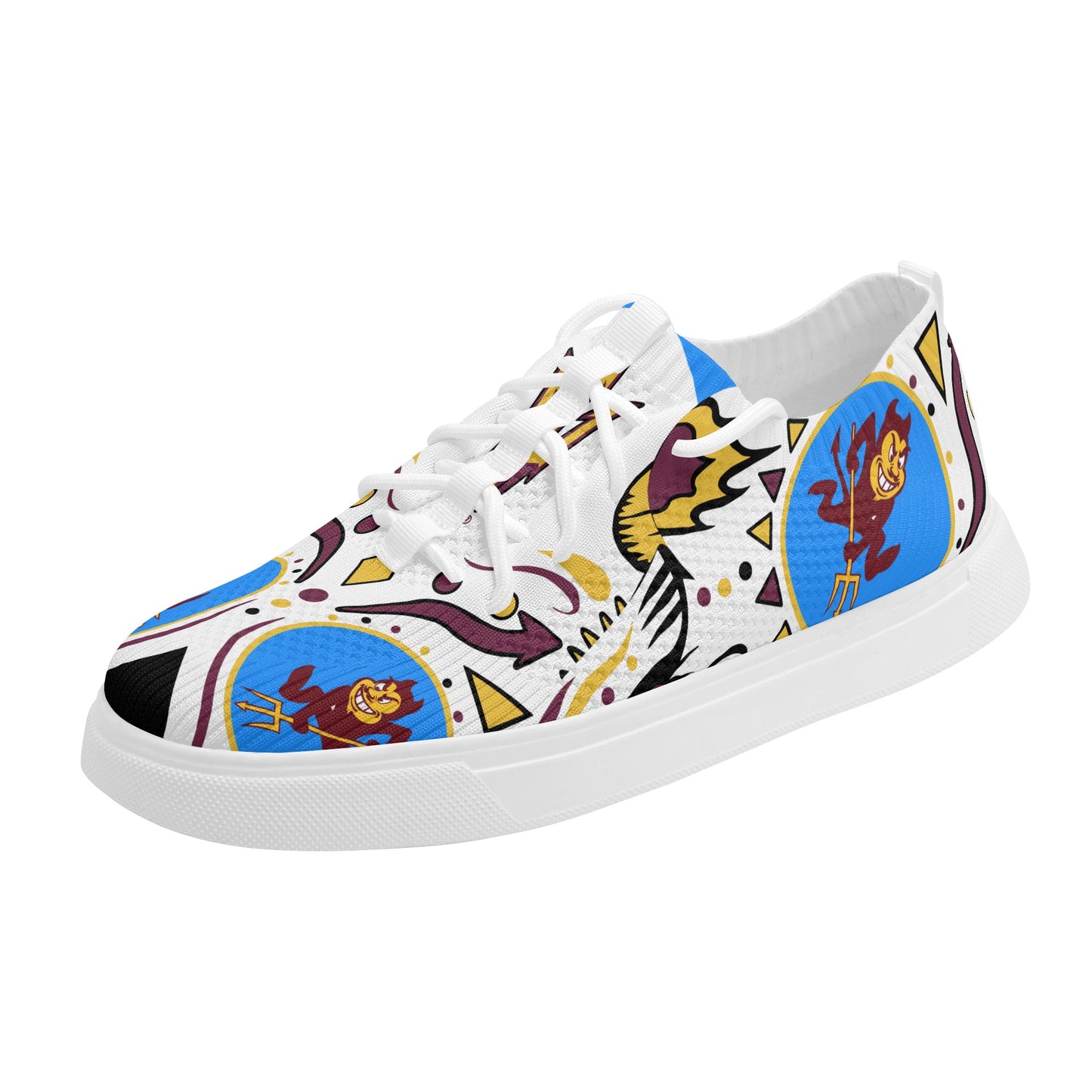 Sun Devil Stars ASU Edition Mens Blue Sparky Low Tops Star Kicks