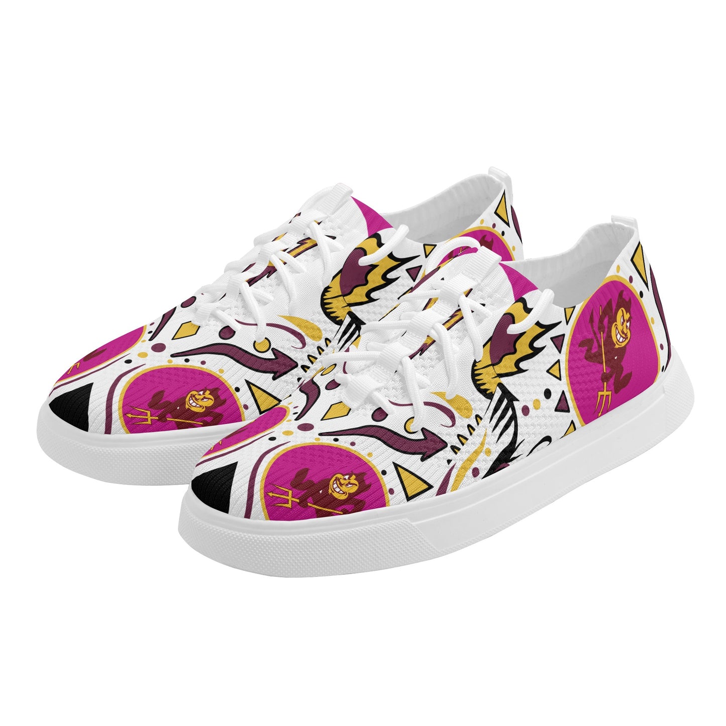 Sun Devil Stars ASU Edition Mens Purple Sparky Low Tops Star Kicks