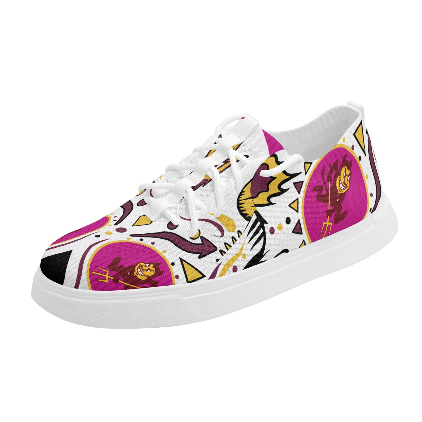 Sun Devil Stars ASU Edition Mens Purple Sparky Low Tops Star Kicks