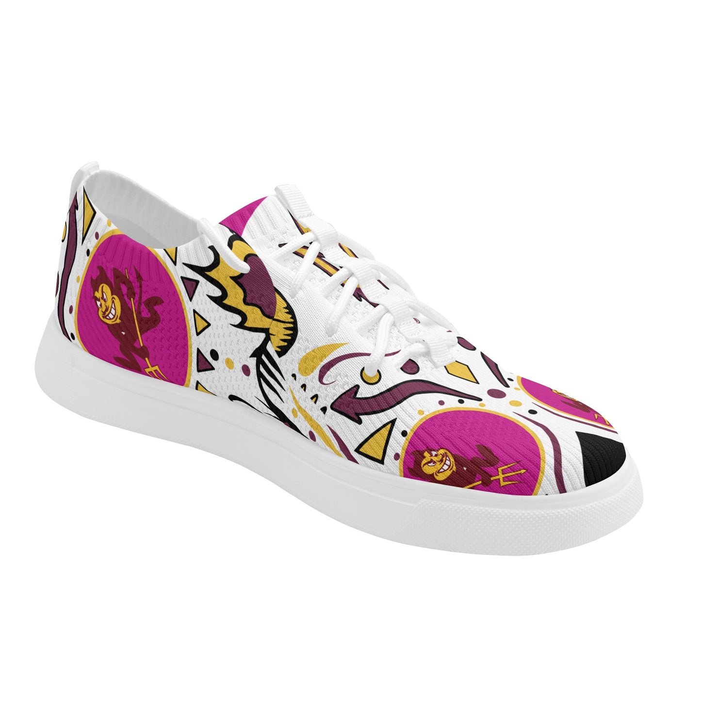 Sun Devil Stars ASU Edition Mens Purple Sparky Low Tops Star Kicks