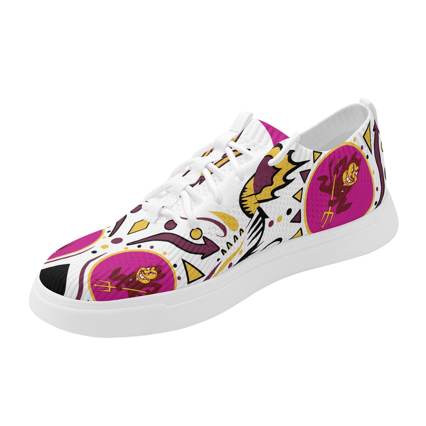 Sun Devil Stars ASU Edition Mens Purple Sparky Low Tops Star Kicks