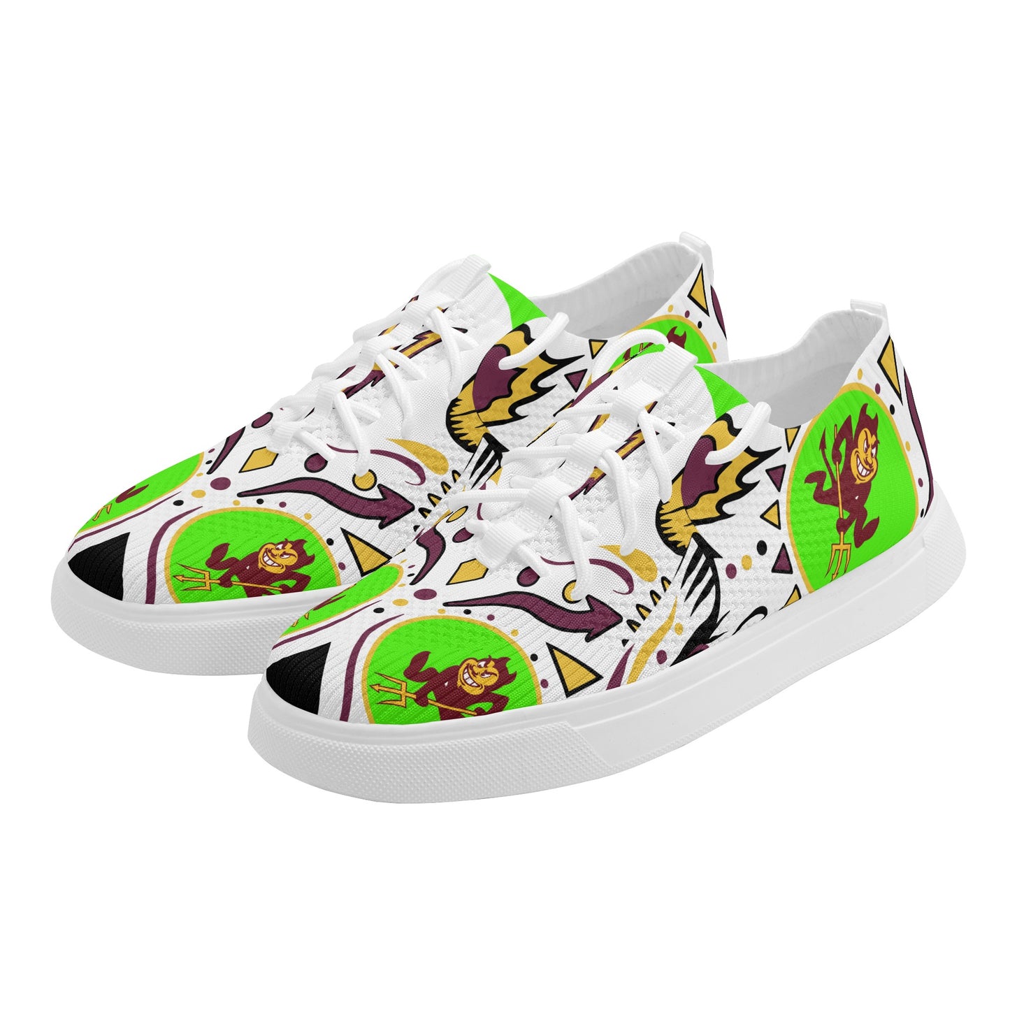 Sun Devil Stars ASU Edition Mens Goo Green Sparky Low Tops Star Kicks