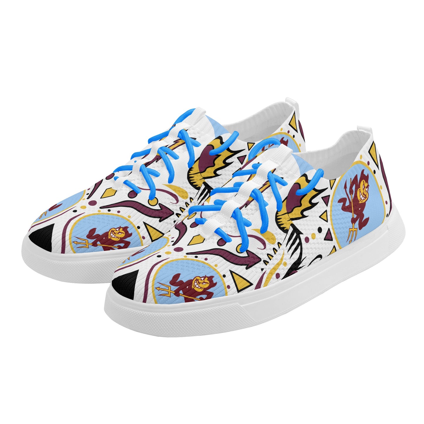 Sun Devil Stars ASU Edition Mens Sky Blue Sparky Low Tops Star Kicks