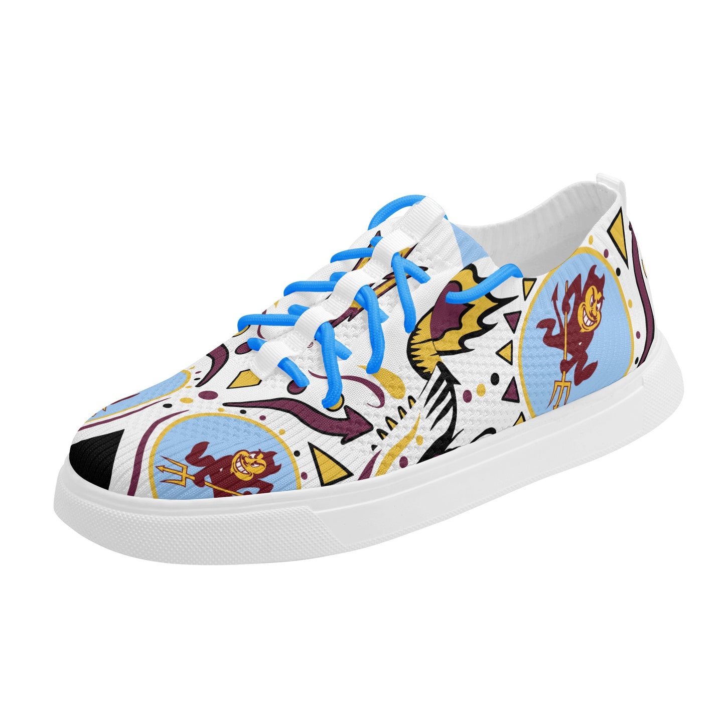 Sun Devil Stars ASU Edition Mens Sky Blue Sparky Low Tops Star Kicks