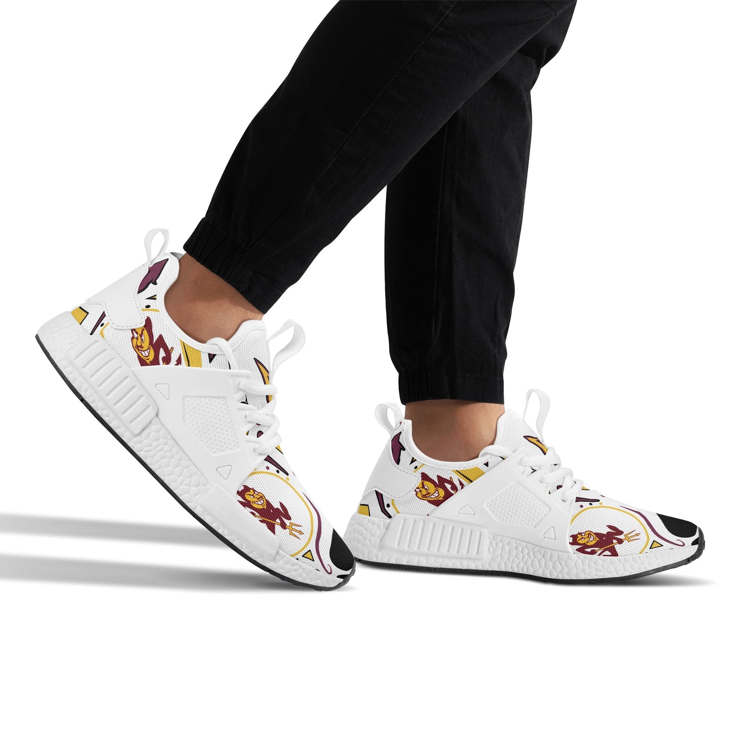 Sun Devil Stars ASU White Edition Mens Star Kicks