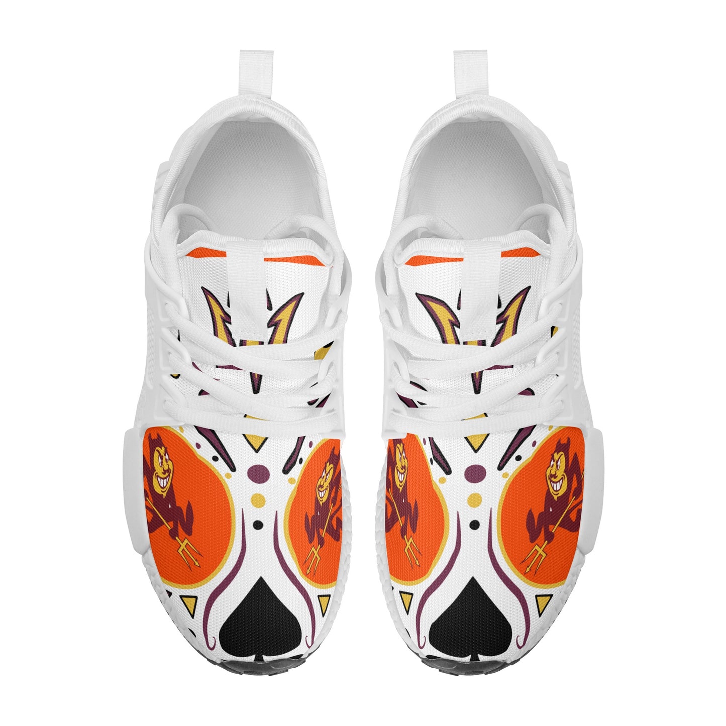 Sun Devil Dia De Los Muertos Dark Orange Edition Mens Star Kicks