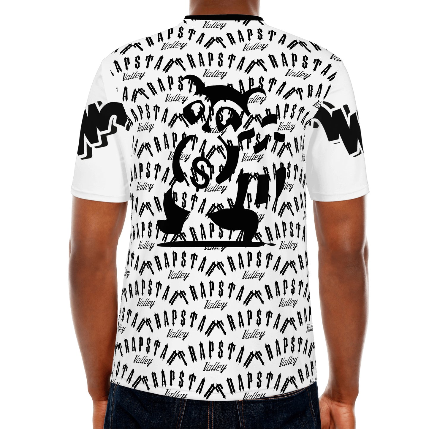 Trap Star Valley Raccoon Goon 2.0 Mens White/Black  T-shirts