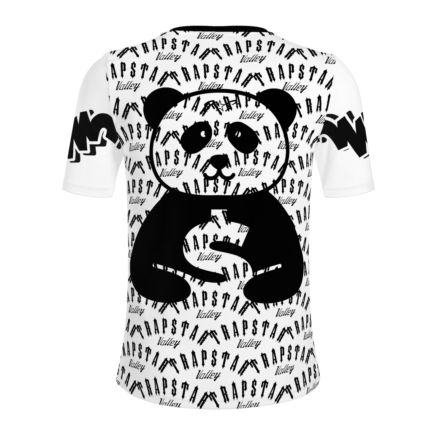 Trap Star Valley Panda 1.0 Mens White/Black  T-shirts