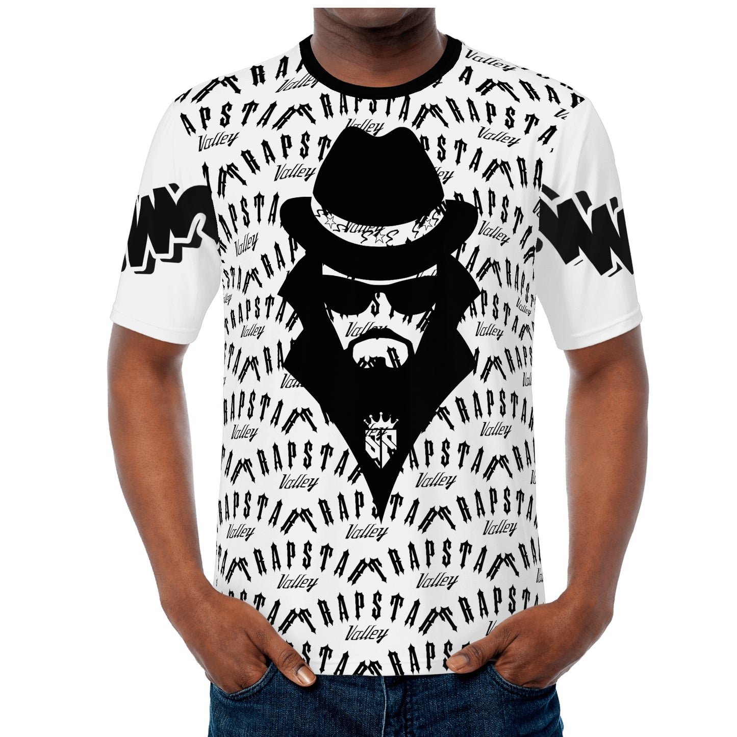 Trap Star Valley Legend 3.0 Mens White/Black  T-shirts