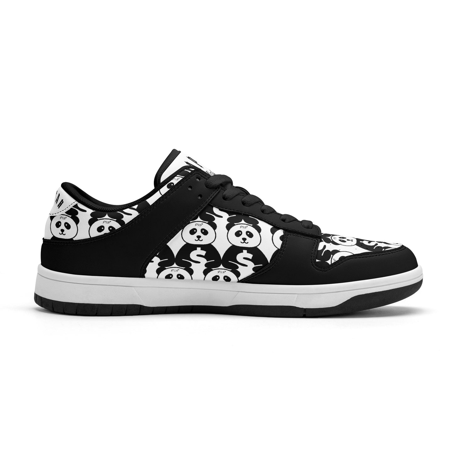 Trap Star Valley White/Black Mens Low Top Leather Star Kicks