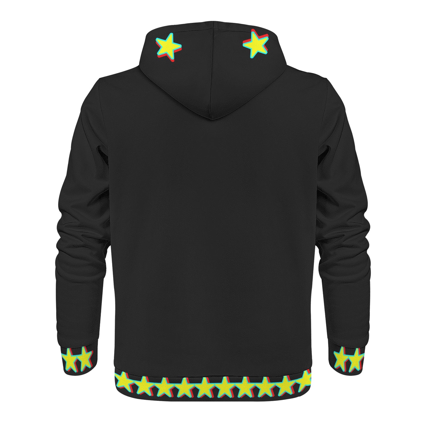 Star Gang Mens Black Hoodie