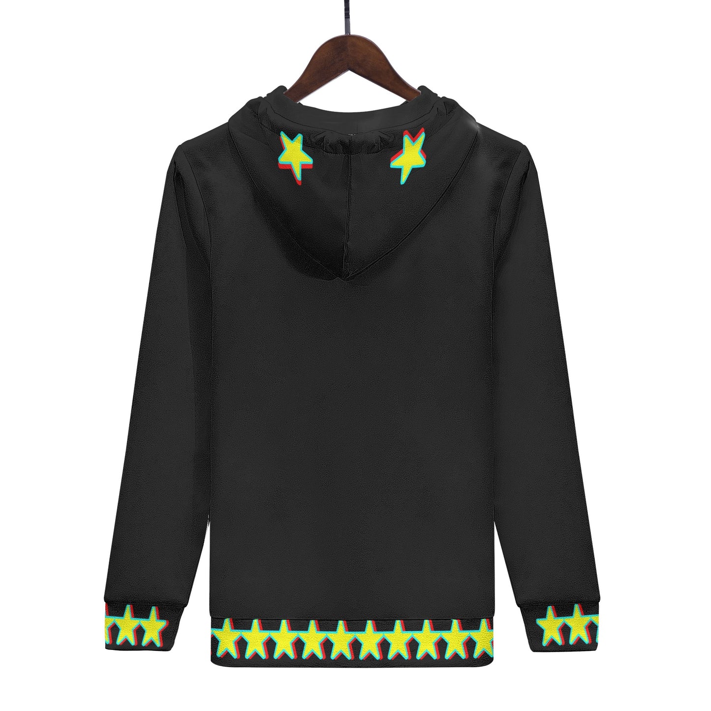 Star Gang Mens Black Hoodie