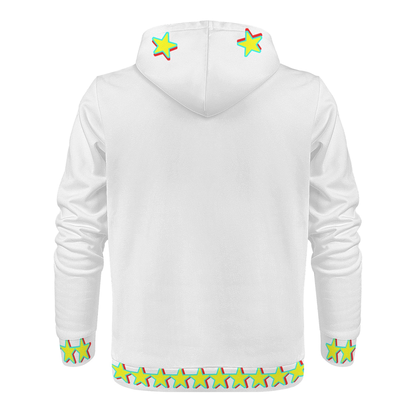 Star Gang Mens White Hoodie