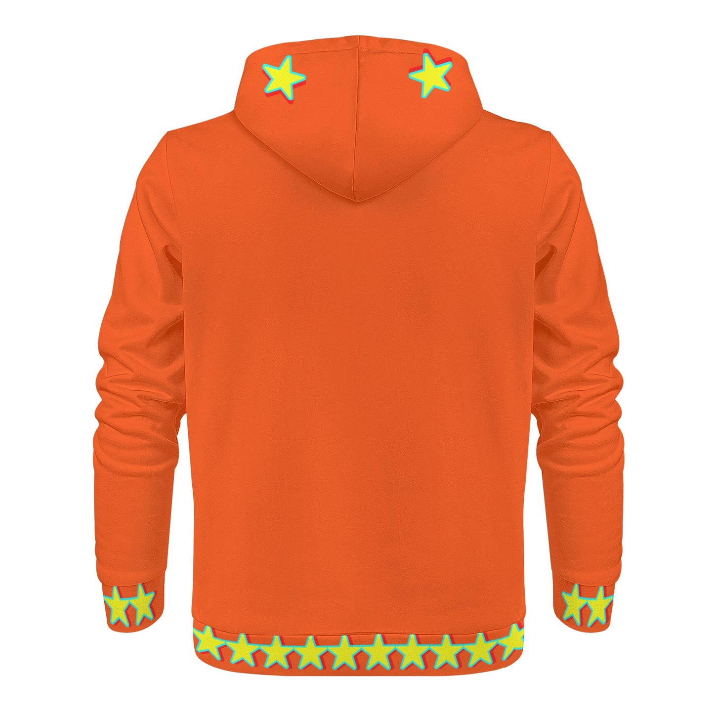 Star Gang Mens Dark Orange Hoodie