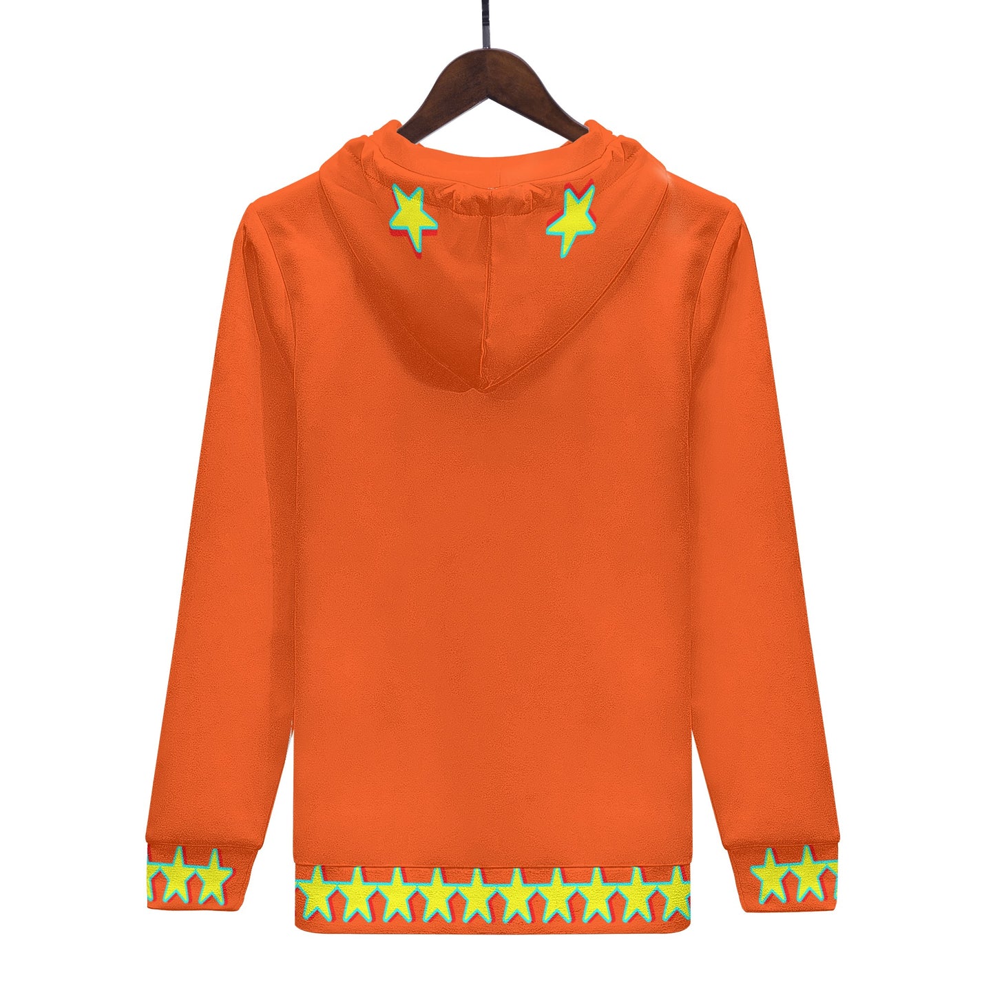 Star Gang Mens Dark Orange Hoodie