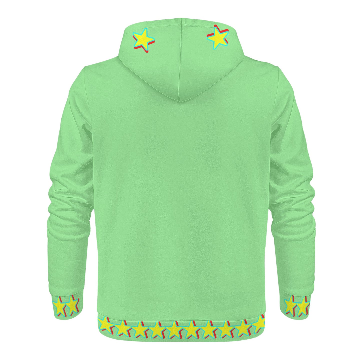 Star Gang Mens Mint Green Hoodie