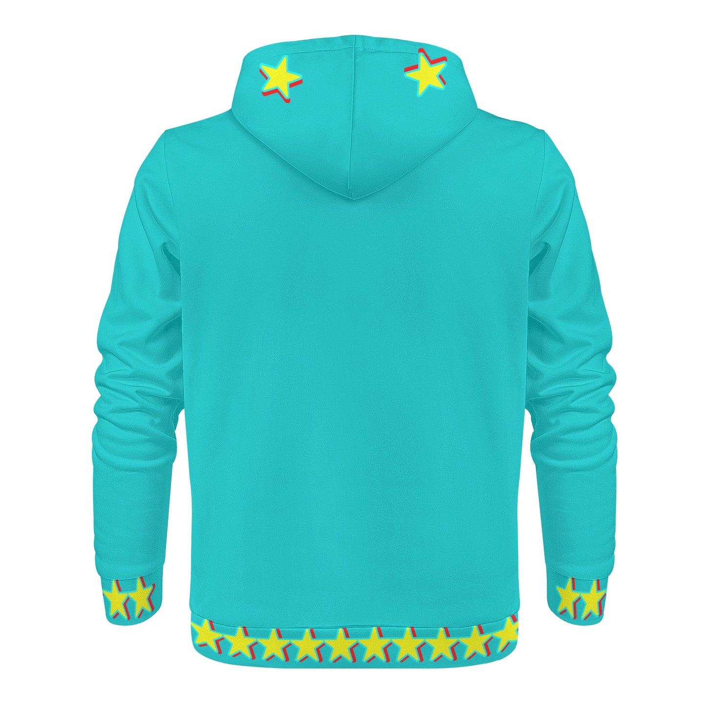 Star Gang Mens Turquoise Hoodie