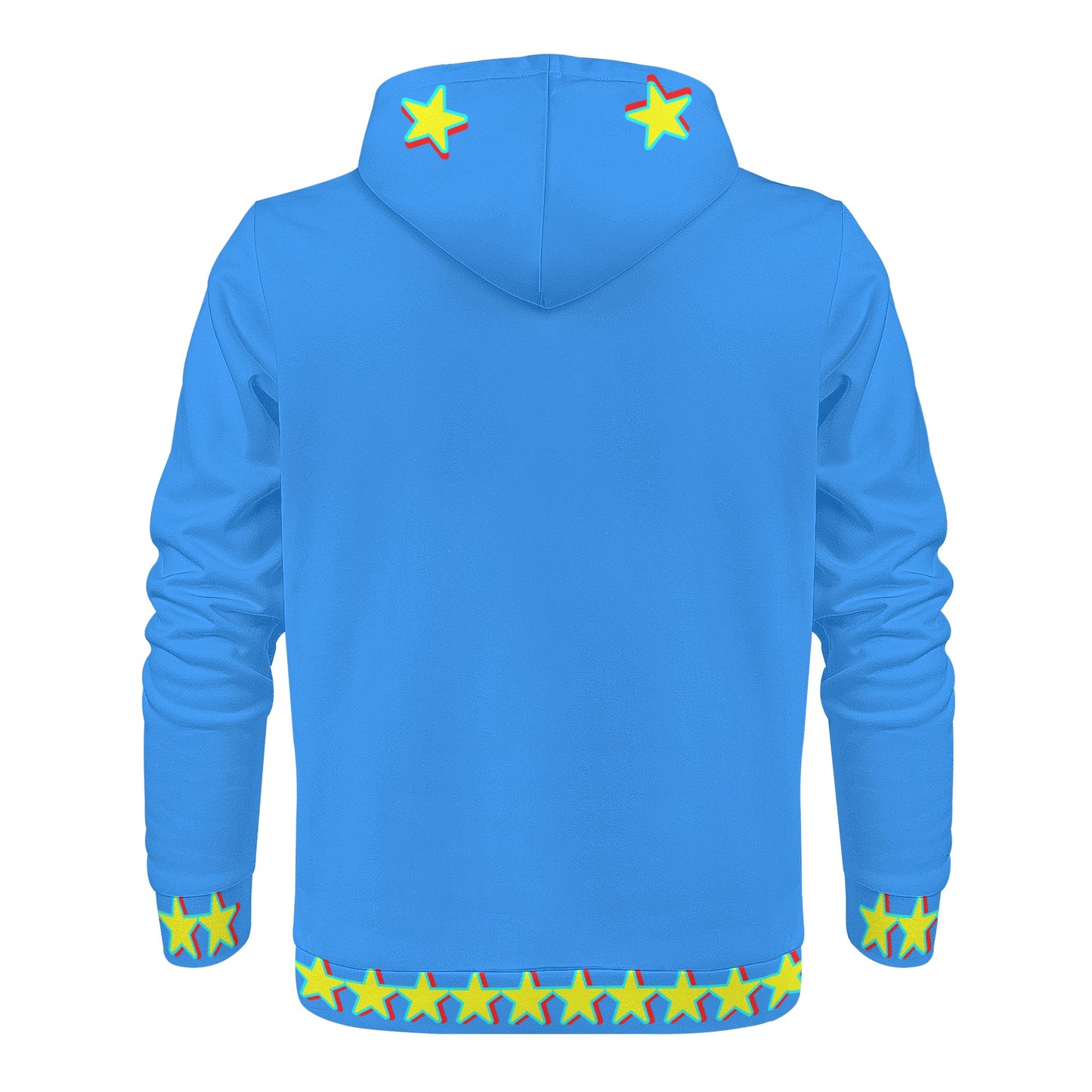 Star Gang Mens Blue Hoodie