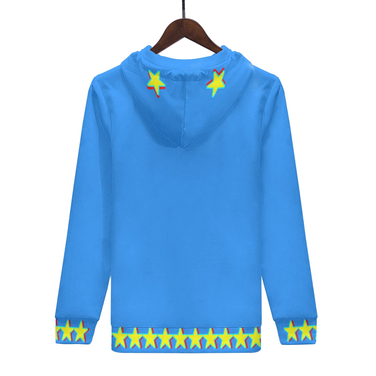 Star Gang Mens Blue Hoodie