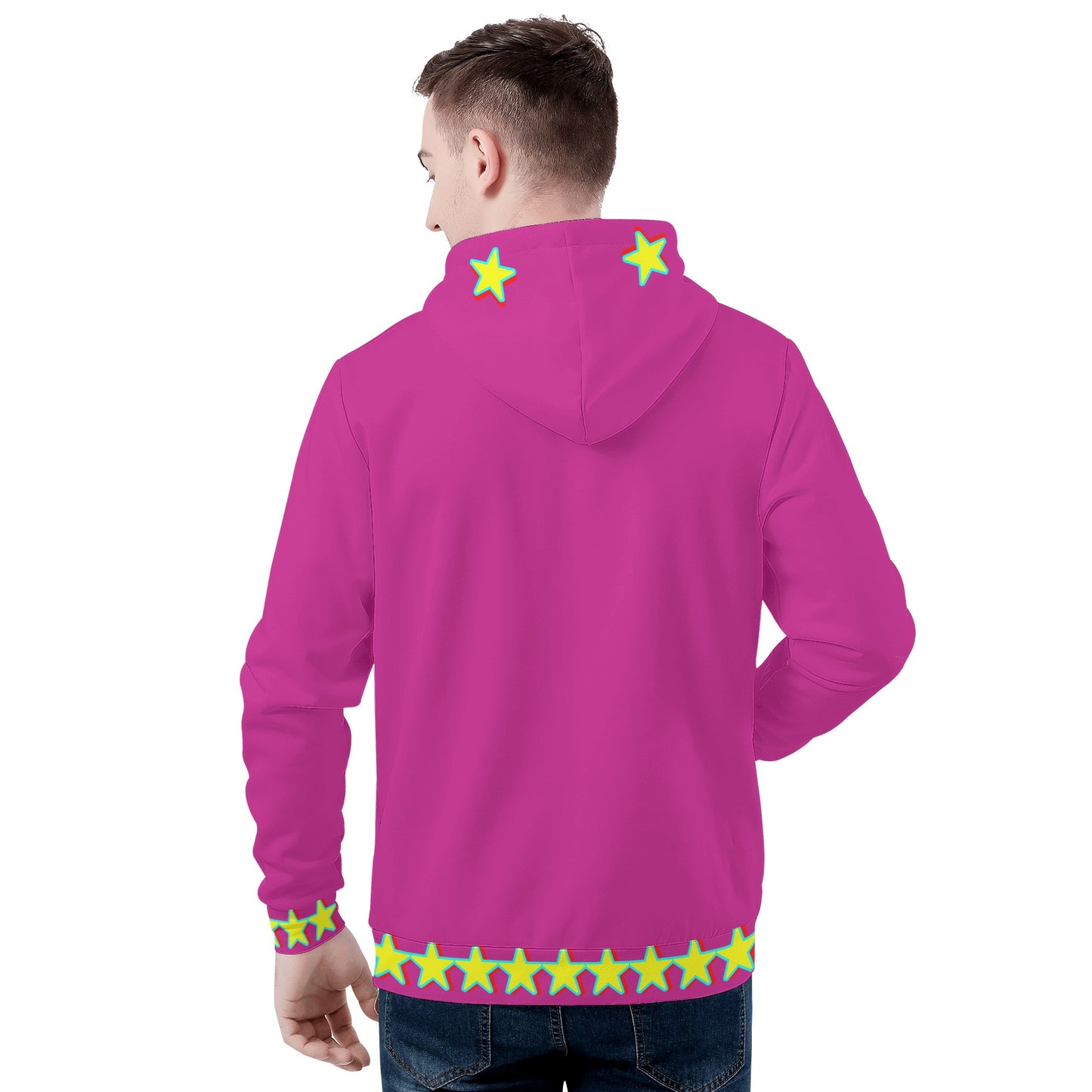 Star Gang Mens Purple Hoodie