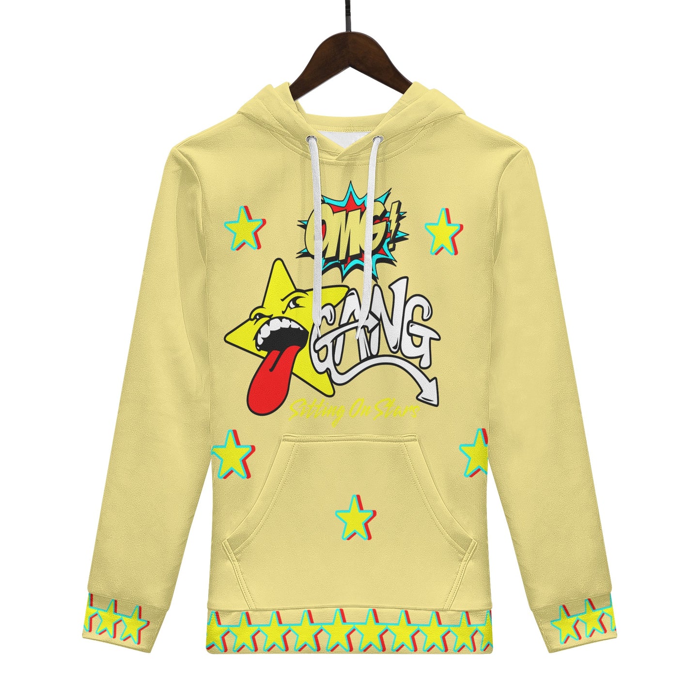 Star Gang Mens Tan Hoodie