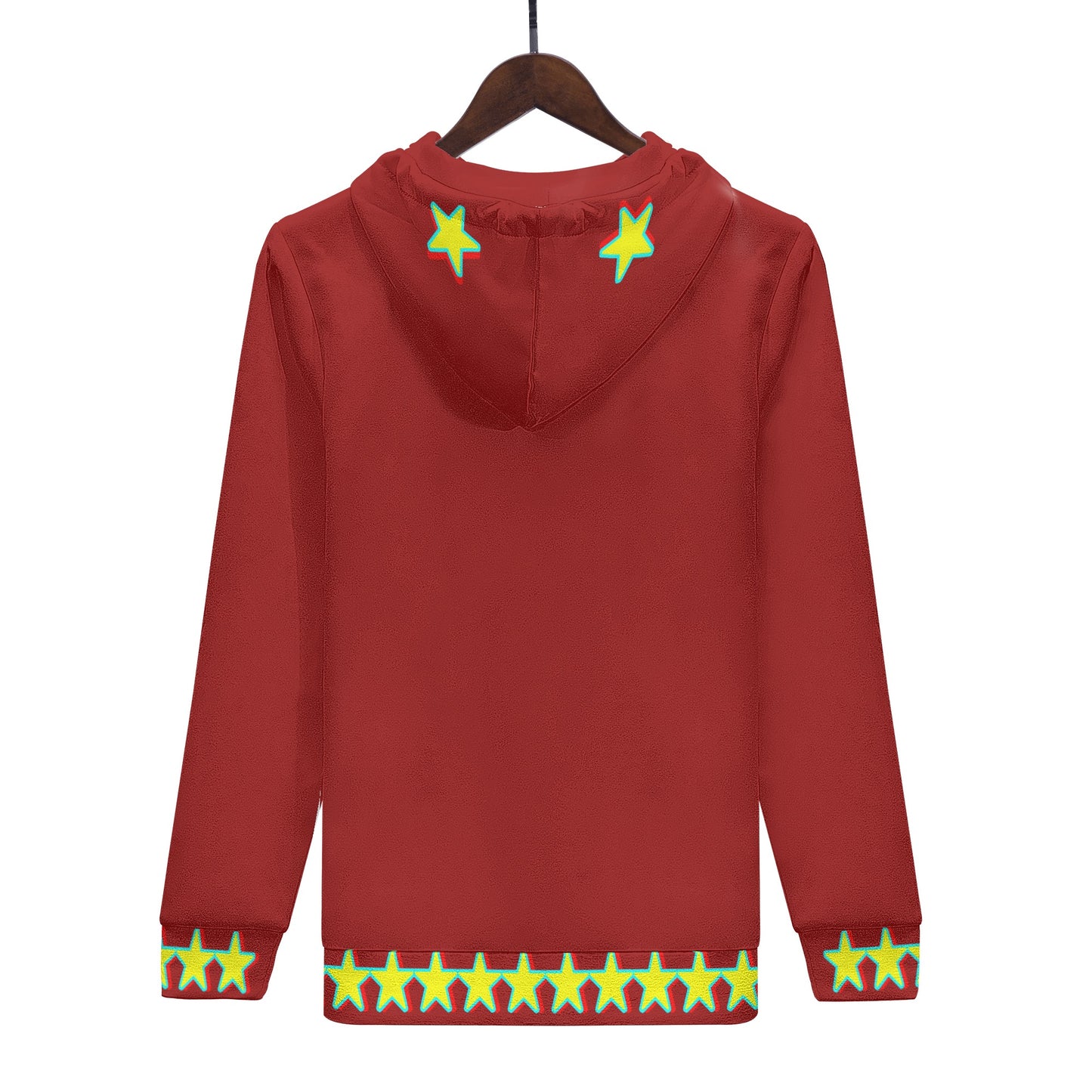 Star Gang Mens Maroon Hoodie