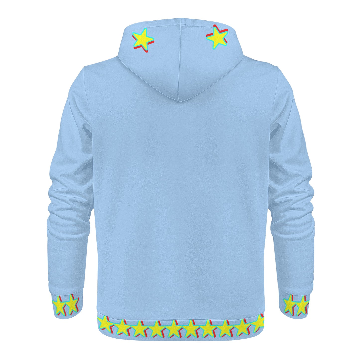 Star Gang Mens Sky Blue Hoodie