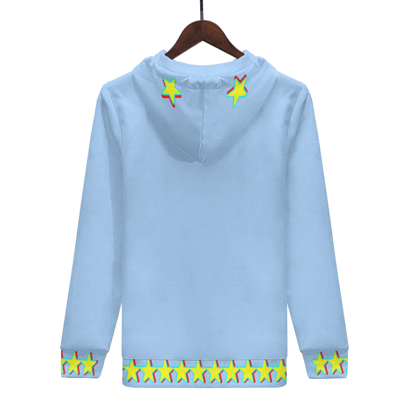 Star Gang Mens Sky Blue Hoodie