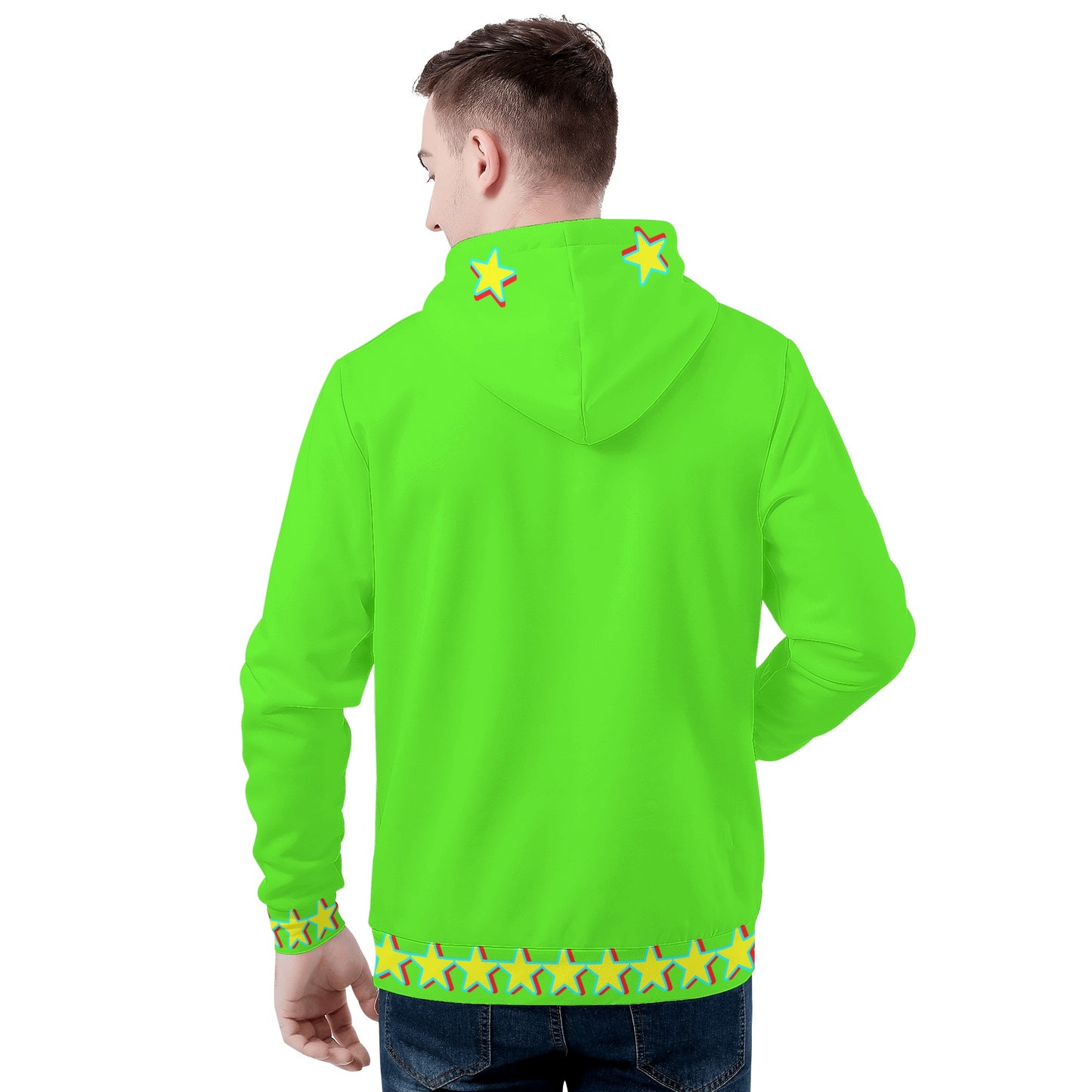 Star Gang Mens Goo Green Hoodie