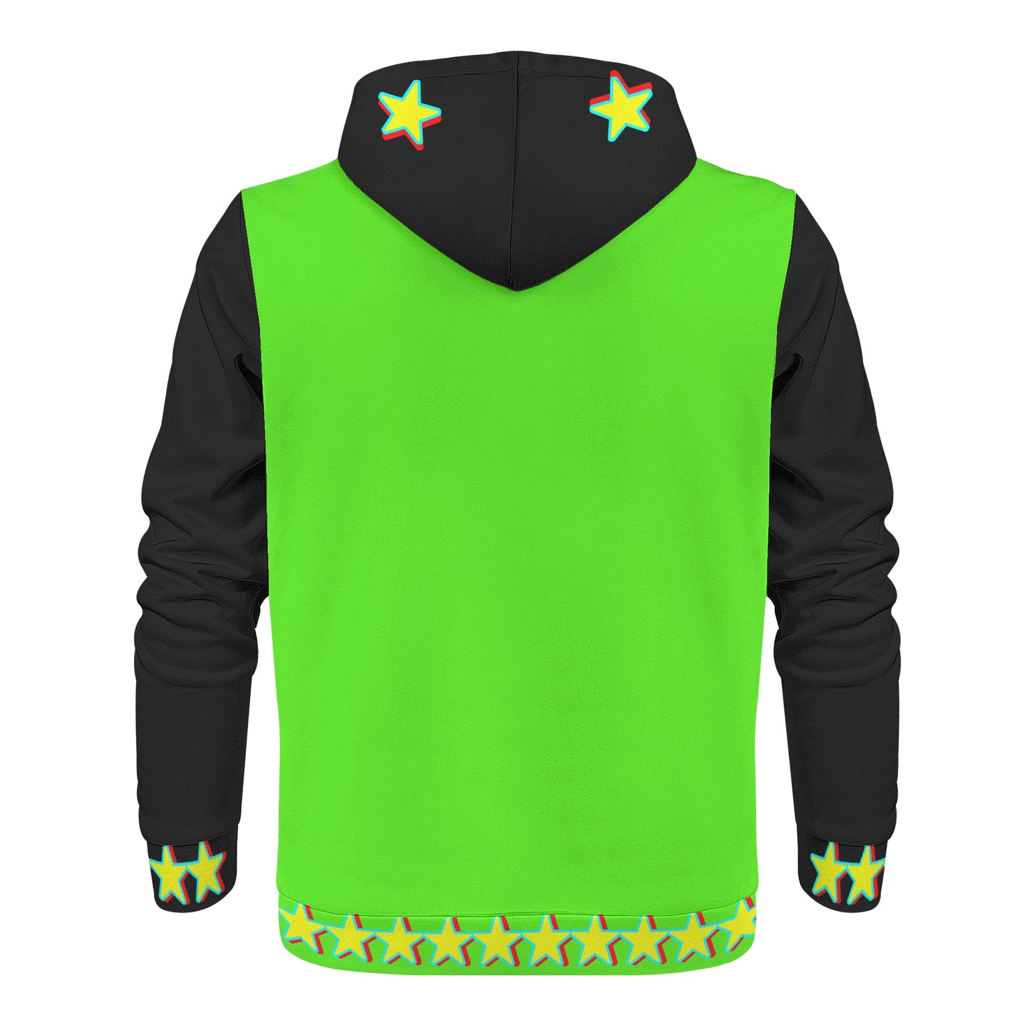 Star Gang Mens GooGreen/Black Hoodie